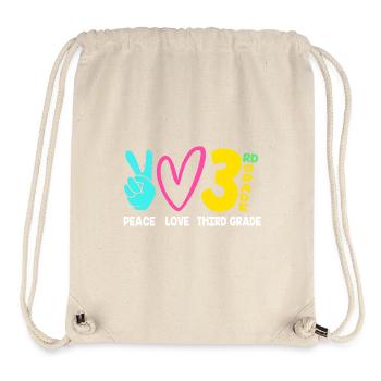 3. Klasse - Stanley/Stella recycelter Gym Bag - Naturweiß - Vorne