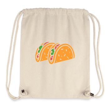 Tacos - Stanley/Stella recycelter Gym Bag - Naturweiß - Vorne