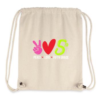 5. Klasse - Stanley/Stella recycelter Gym Bag - Naturweiß - Vorne