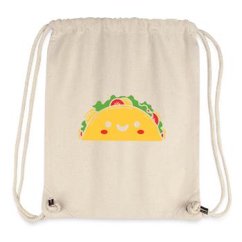 Tacos - Stanley/Stella recycelter Gym Bag - Naturweiß - Vorne