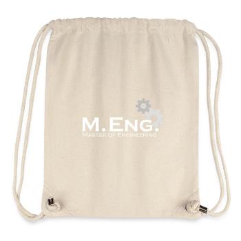 Master of Engineering Engineer M.Eng. graduation - Stanley/Stella Recycled Gym Bag - natural - Front