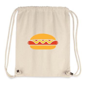 Hot dog - Stanley/Stella Recycled Gym Bag - natural - Front