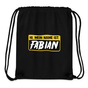 Fabian - Stanley/Stella Recycled Gym Bag - black - Front