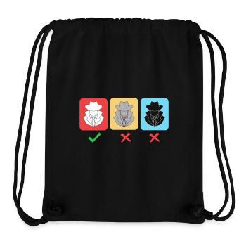Cyber programmeur cybersécurité Hacker - Sac à cordon recyclé Stanley/Stella - noir - Devant