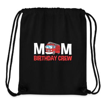 Fire Truck Children's Birthday Party - Stanley/Stella Recycled Gym Bag - black - Front