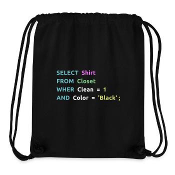 Nerd Computer Computerarbeit Coder Geschenkidee - Stanley/Stella recycelter Gym Bag - Schwarz - Vorne
