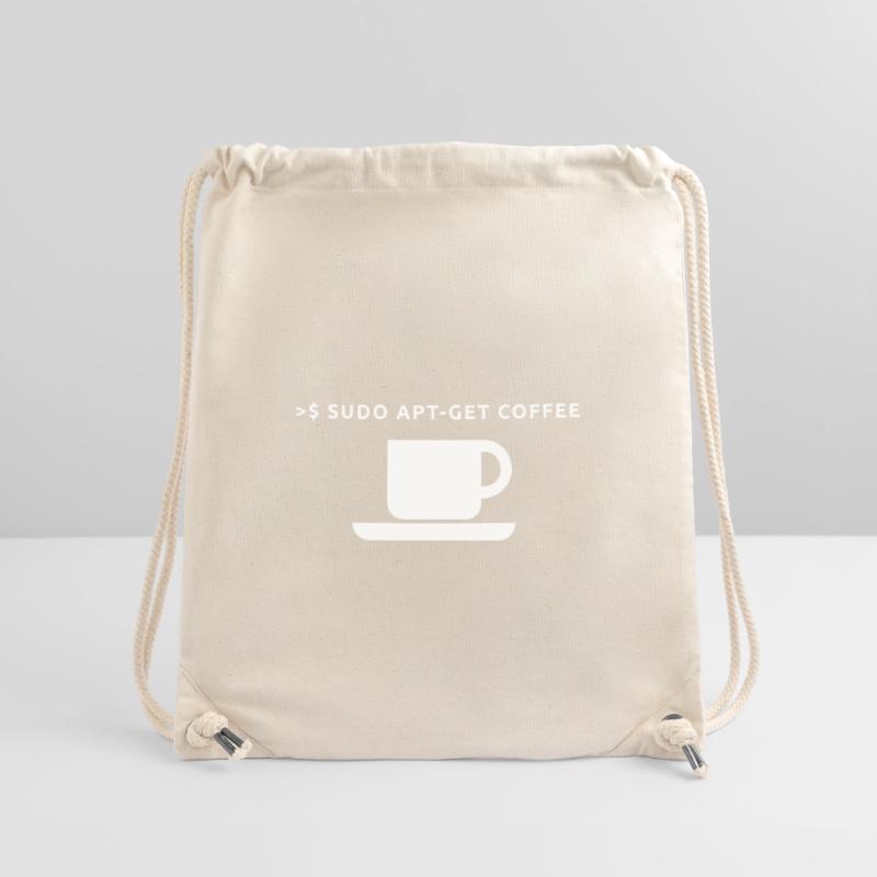 Lustiges Linux Kaffee Admin Shirt Pinguin Coder Stanley/Stella recycelter Gym Bag