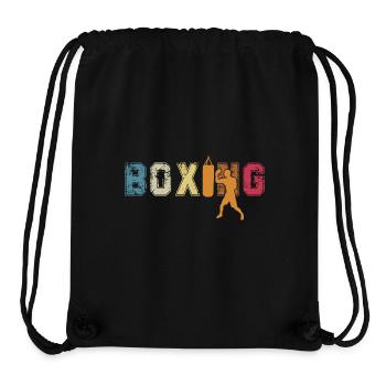 Boxen - Stanley/Stella recycelter Gym Bag - Schwarz - Vorne