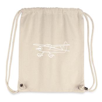 Ultraleichtflugzeuge für Flugzeuge - Stanley/Stella recycelter Gym Bag - Naturweiß - Vorne