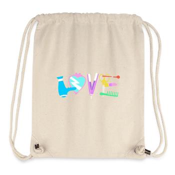 Kosmetikerin - Stanley/Stella recycelter Gym Bag - Naturweiß - Vorne