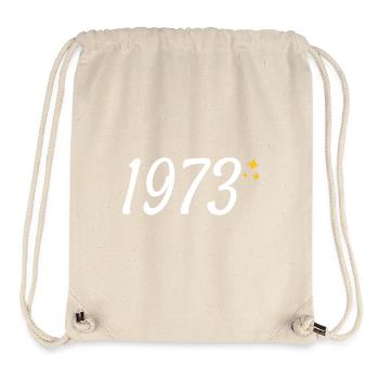 1973 - Stanley/Stella recycelter Gym Bag - Naturweiß - Vorne
