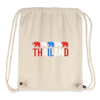 Thaïlande - Sac à cordon recyclé Stanley/Stella - blanc naturel - Devant