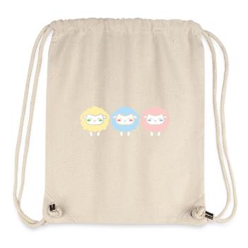 Schaf - Stanley/Stella recycelter Gym Bag - Naturweiß - Vorne