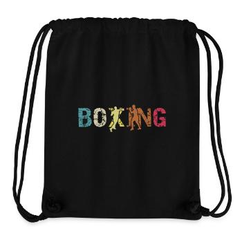 Boxen - Stanley/Stella recycelter Gym Bag - Schwarz - Vorne