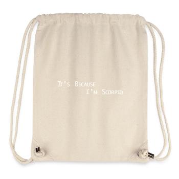 Sternzeichen Skorpion - Stanley/Stella recycelter Gym Bag - Naturweiß - Vorne