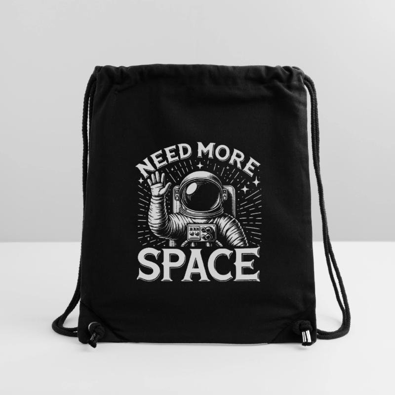 I need more space Free space Astronaut waves Stanley/Stella Recycled Gym Bag