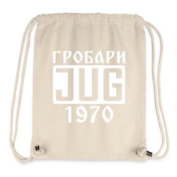 Grobari Jug - Sac à cordon recyclé Stanley/Stella - blanc naturel - Devant