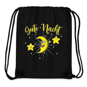 Good Night - Sleep Well - Pyjama Time - Stanley/Stella Recycled Gym Bag - black - Front