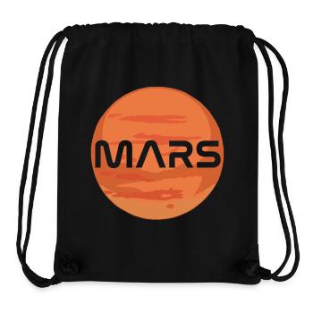 Planet Mars - Stanley/Stella recycelter Gym Bag - Schwarz - Vorne