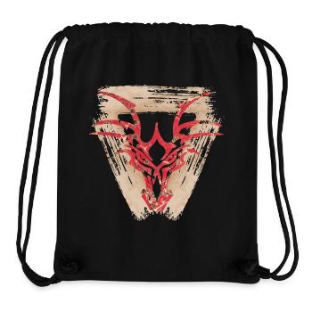 drachenkopf e 245 - Stanley/Stella recycelter Gym Bag - Schwarz - Vorne