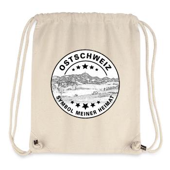Ostschweiz Säntis Stempel - Stanley/Stella recycelter Gym Bag - Naturweiß - Vorne