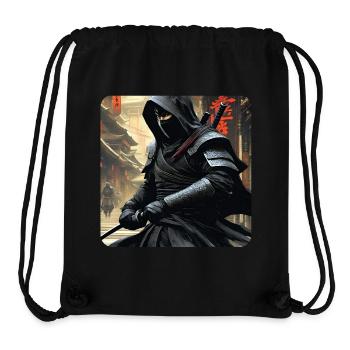Mysterious Ninja Warrior - Stanley/Stella Recycled Gym Bag - black - Front
