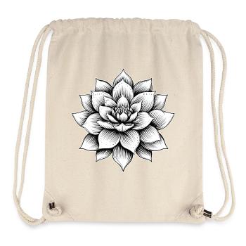 Lotus Flower - Stanley/Stella Recycled Gym Bag - natural - Front