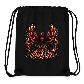 Ein majestätischer Phönix erhebt sich aus der Asche - Stanley/Stella recycelter Gym Bag - Schwarz - Vorne
