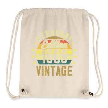 55th Anniversary - February 1969 Gift - 55th - Stanley/Stella Recycled Gym Bag - natural - Front