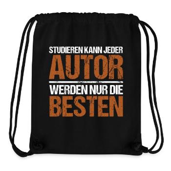 Anyone can study - Author Edition - Stanley/Stella Recycled Gym Bag - black - Front
