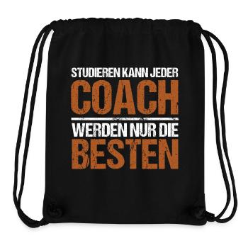 Anyone can study - Coach Edition - Stanley/Stella Recycled Gym Bag - black - Front