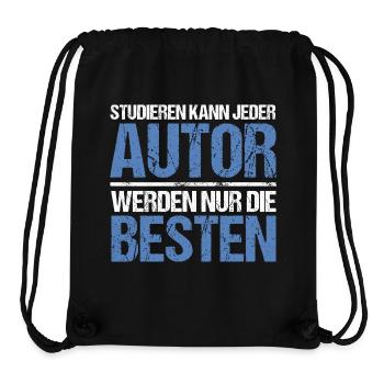 Anyone can study - Author Edition - Stanley/Stella Recycled Gym Bag - black - Front