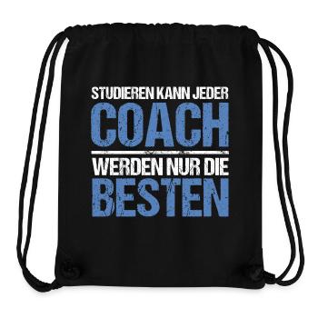 Anyone can study - Coach Edition - Stanley/Stella Recycled Gym Bag - black - Front
