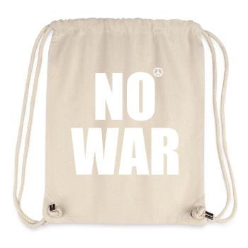 No war - Stanley/Stella Recycled Gym Bag - natural - Front