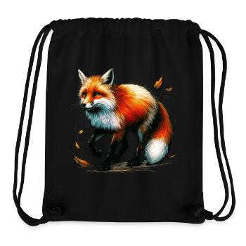 Fuchs - Stanley/Stella recycelter Gym Bag - Schwarz - Vorne