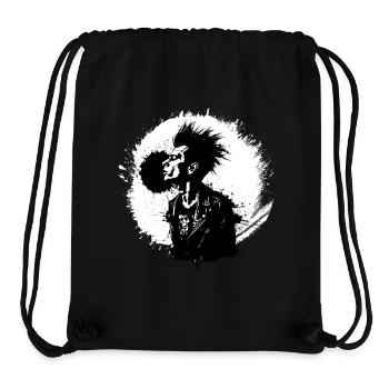 « Rebel Yell » - Punk Rock Explosion Tee Design - Sac à cordon recyclé Stanley/Stella - noir - Devant