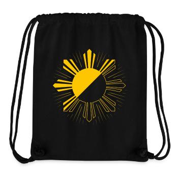 Filipino Philippines - Stanley/Stella Recycled Gym Bag - black - Front