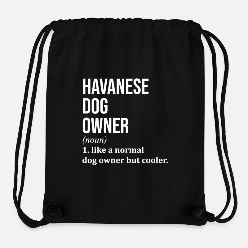 havaneser - Stanley/Stella recycelter Gym Bag - Schwarz