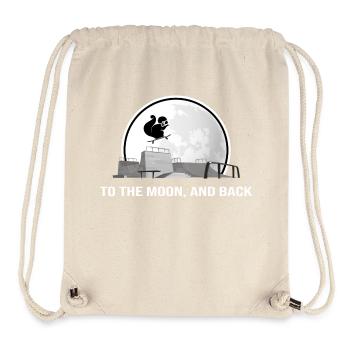 skateboard sk8 skater halfpipe - Stanley/Stella Recycled Gym Bag - natural - Front