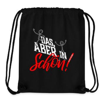 Das ABER… - Stanley/Stella recycelter Gym Bag - Schwarz - Vorne