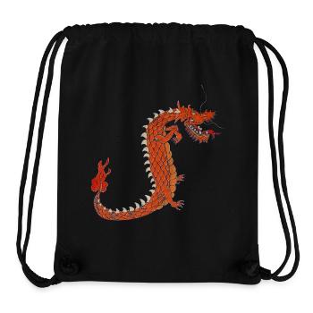 Verrückter kleiner Drache Fafni - Stanley/Stella recycelter Gym Bag - Schwarz - Vorne