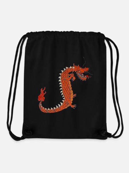 Crazy Little Dragon Fafni - Stanley/Stella Recycled Gym Bag - black
