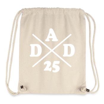 Dad 25 - Stanley/Stella recycelter Gym Bag - Naturweiß - Vorne