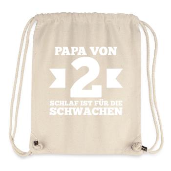 Dad of 2 children - Stanley/Stella Recycled Gym Bag - natural - Front