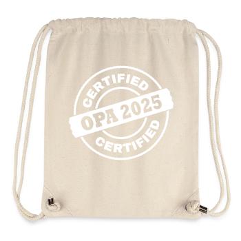 Opa 2025 - Stanley/Stella recycelter Gym Bag - Naturweiß - Vorne