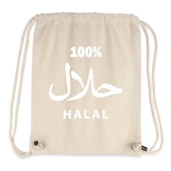 Halal - Sac à cordon recyclé Stanley/Stella - blanc naturel - Devant