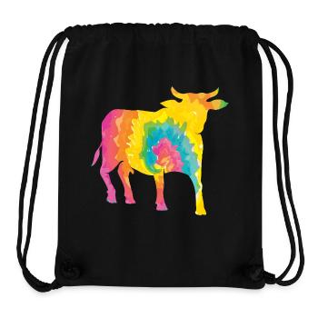 Büffel Rind Ochsen - Stanley/Stella recycelter Gym Bag - Schwarz - Vorne