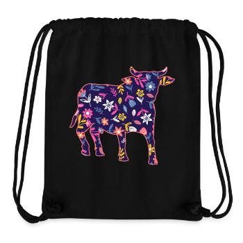 Büffel Rind Ochsen - Stanley/Stella recycelter Gym Bag - Schwarz - Vorne