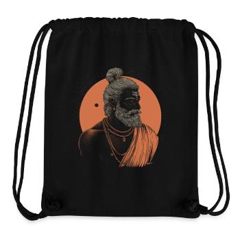Orange Yogi - Stanley/Stella recycelter Gym Bag - Schwarz - Vorne