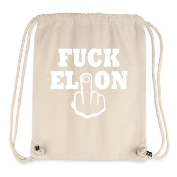 Fuck elon - Stanley/Stella recycelter Gym Bag - Naturweiß - Vorne